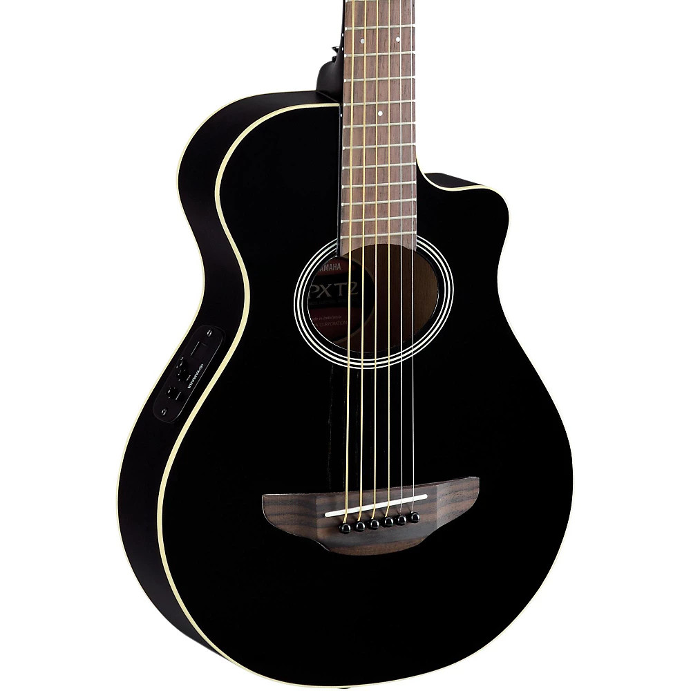 Акустически-электрическая гитара Yamaha APXT2 34 Thinline с вырезом черная 33190₽