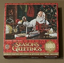 Santa's Workshop 1000 Piece Jigsaw Puzzle - Factory Sealed
