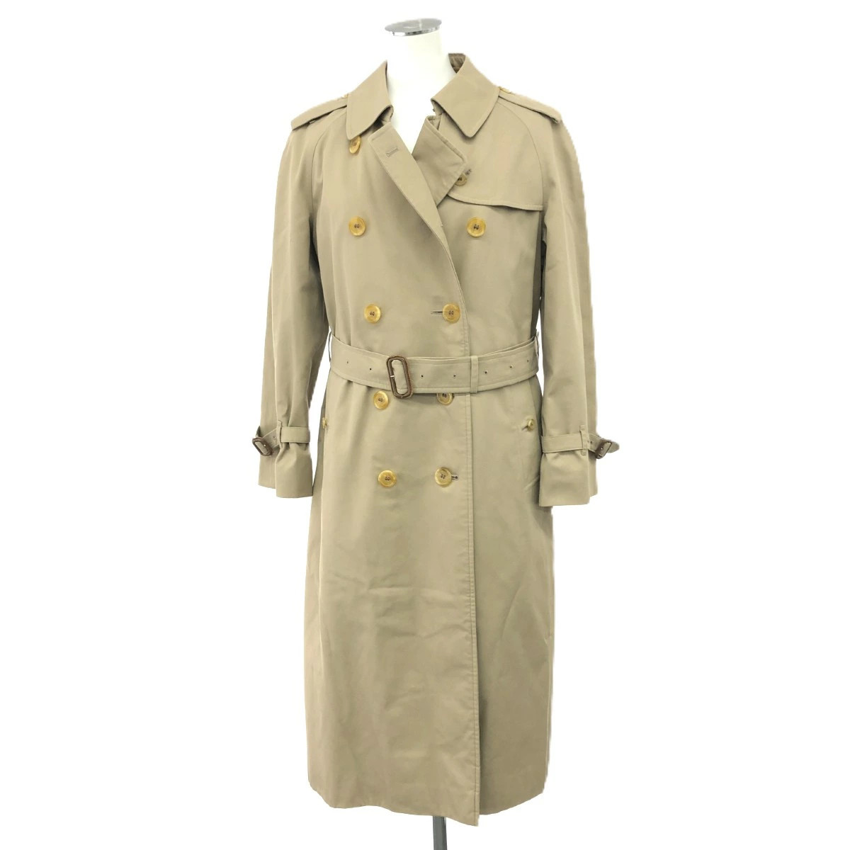 Burberry's Burberry's Trench Coat Lining Check Pattern Long Length Beige Women's