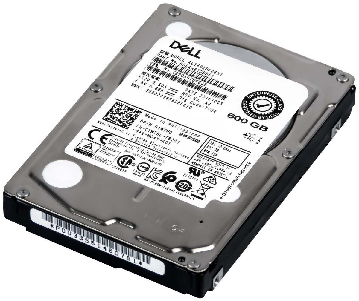 Dell AL14SXB60ENY 600GB 15K 2.5 12G HDD Toshiba HDEAH1DAB51