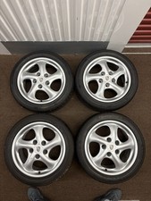 Porsche 17" OEM Alloy Wheels Set of 4 w Tires Boxster 986 911 996