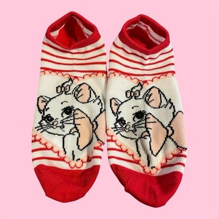 Disney's The Aristocats Socks Marie Pink Bow Coquette Novelty Women's Size 9 13