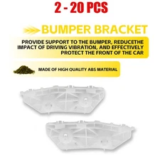 For Nissan Murano LE,SL 2009-2014 2-20x Front Bumper Retainer Bracket White L&R