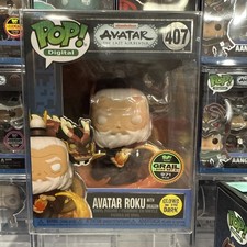 Funko Pop! Avatar Roku with Dragon #407 Funko Droppp! Glow Grail LE 971