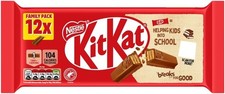 KitKat 2Finger Milk Chocolate Biscuit Bar 12pack, 12 x 20.7g