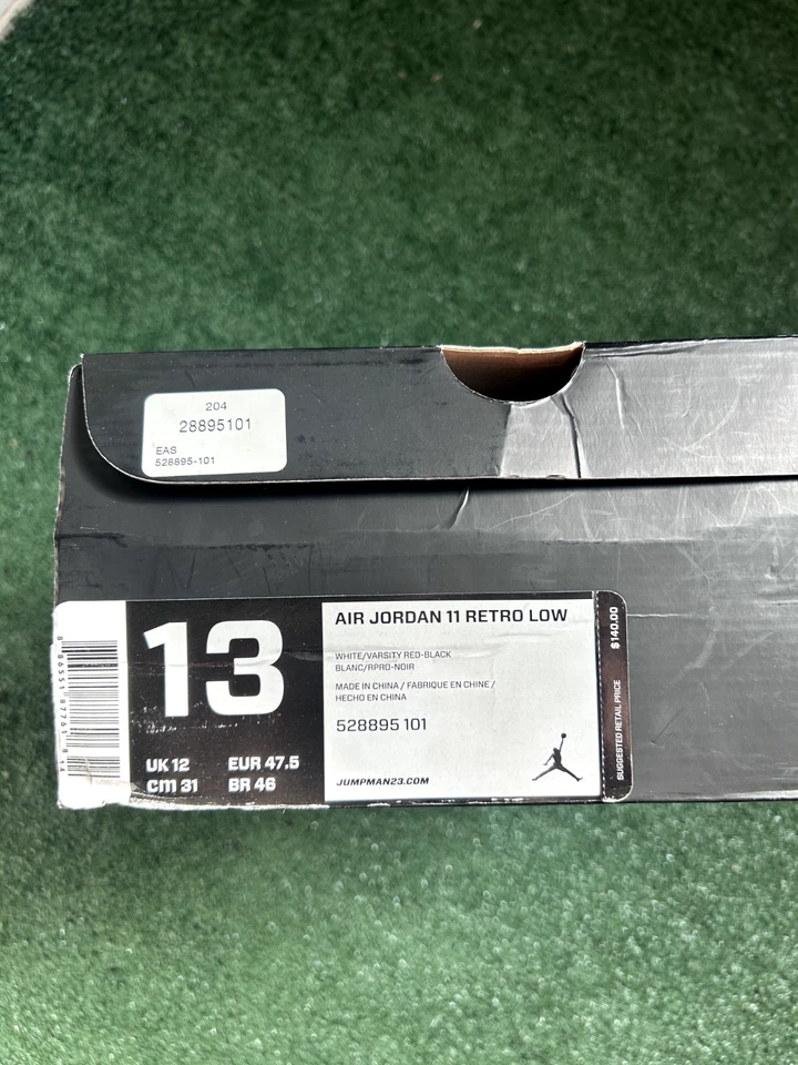 Размер 13 - совершенно новый Air Jordan 11 ретро низкий вишневый низ - Изображение 3 из 3