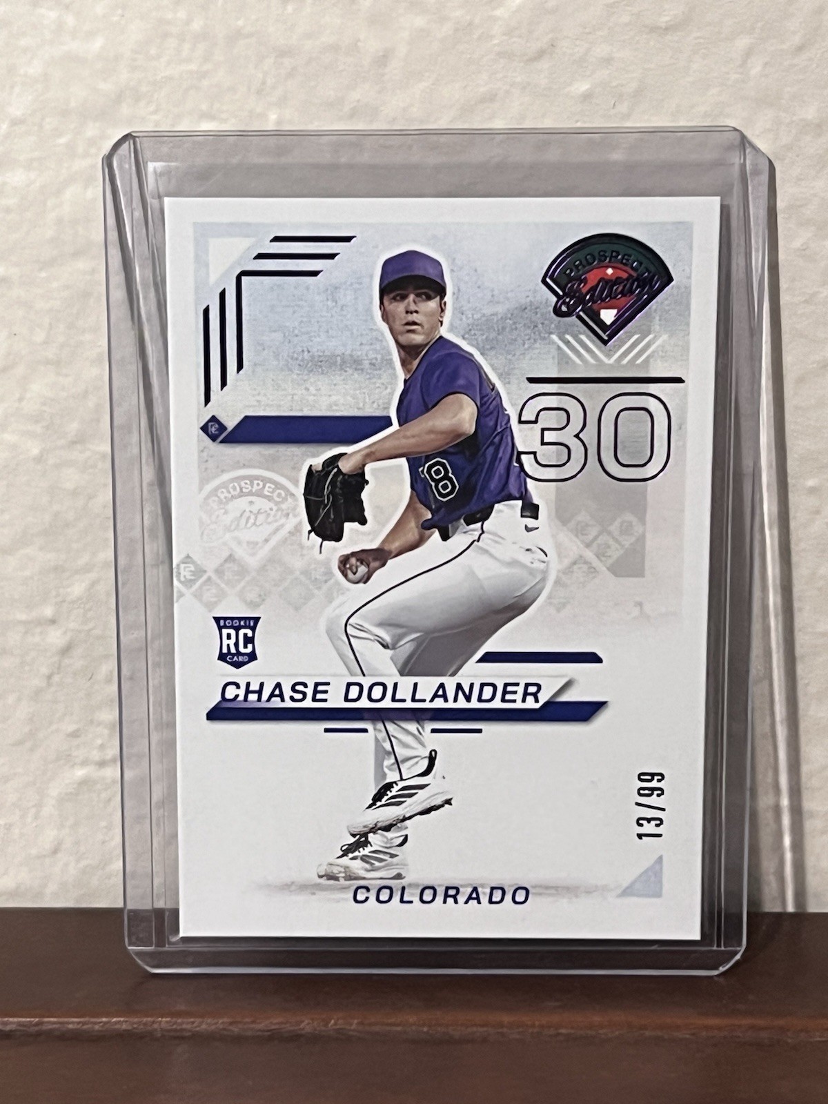 2025 Panini Prospect Edition - Chase Dollander #68 Purple /99 (RC)