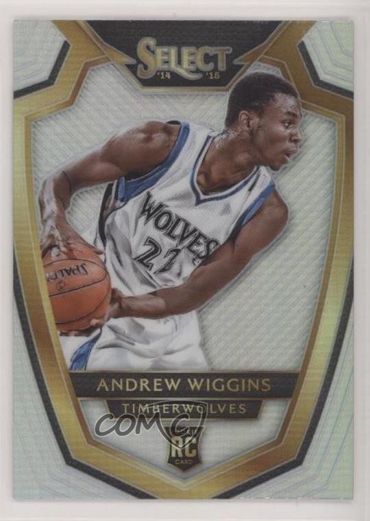 2014-15 Panini Select Premier Level Silver Prizm Andrew Wiggins #120 0qd1