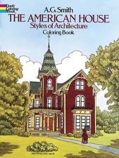 The American House Styles of Architecture Coloring Book Dover American...
