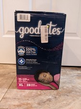 Goodnights Girls Pink Nighttime Bedtime Underwear Pants Size XL 95-120 Lbs 28pk