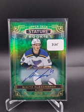 2022-23 Stature Hockey Rookie Autograph Nikita Alexandrov Blues St-Louis /65