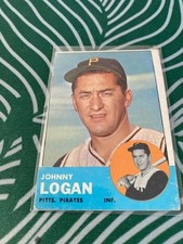 1963 Topps - Johnny Logan #259 - FREE SHIPPING