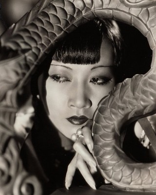 ANNA MAY WONG Dragons Tail Close Up  - Movie Star 1932  - 8 x 10 inch Photo