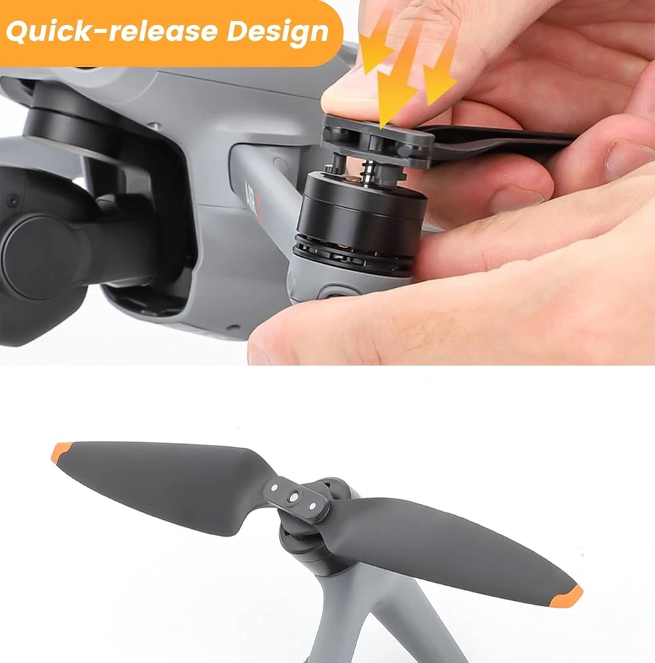 8Pcs Air 3 Propellers for DJI 3/Air 3S Accessories,Low-Noise Blades...  - Image 3 of 4