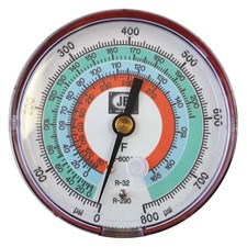 Jb Industries M2-605 High Side Pressure Gauge, 3-1/8" Diameter