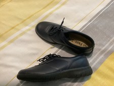 Freestep Navy Lace Up Flat Shoe Size 4