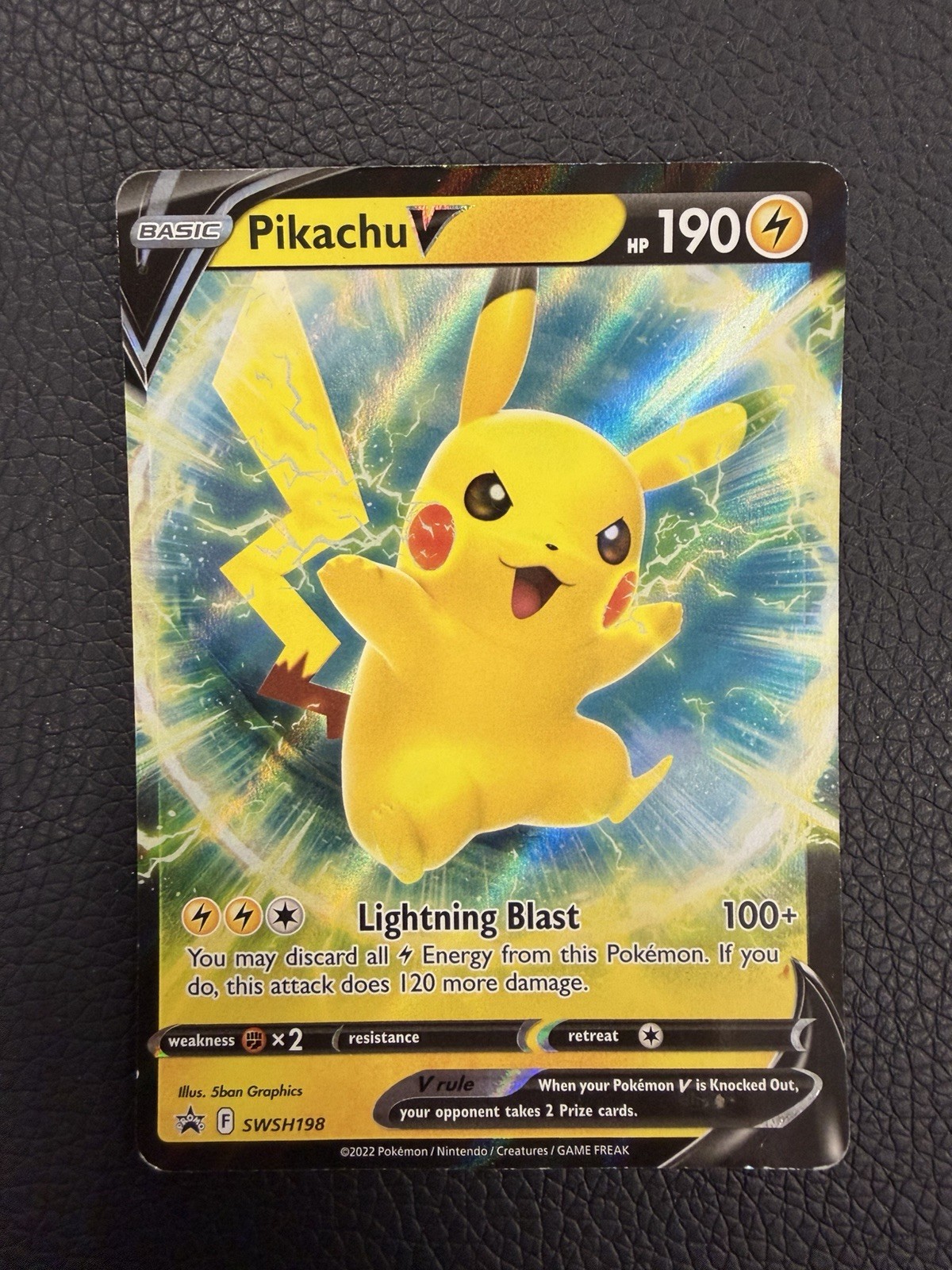 Pikachu V SWSH198 SWSH: Sword & Shield Promo Cards Holo
