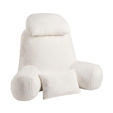 Reading Pillow for Sitting up in Bed and Couch,32" X-Large Back Pillow for Ad...