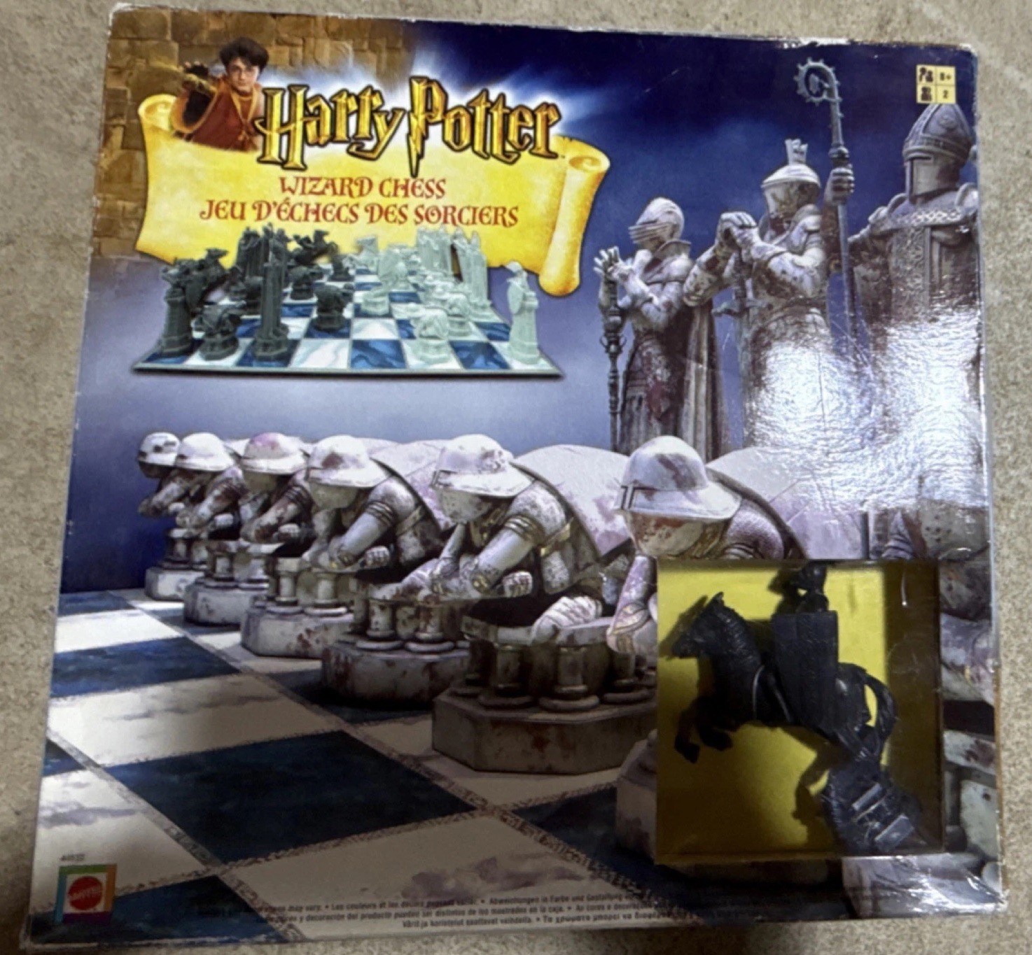Harry Potter Wizard Chess Set Mattel Movie Replica Complete 