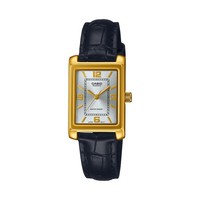 Damenuhr Casio LTP-1234PGL-7A2EF Leder Schwarz Golden Vintage