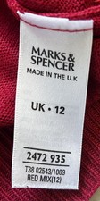 Marks & Spencers Damen Argyle Pullover Gr. 12...