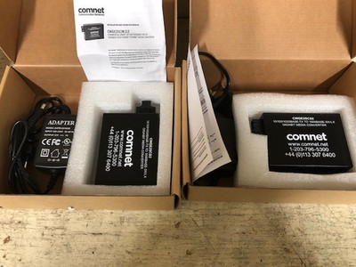 ComNet CWGE2SCS2 Gigabit Fiber Switch Single Mode SFP Compact New Open Box