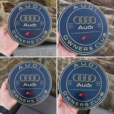 Audi RS Owners Club 3D Schicht Wandbild Plakette | Premium 3D Druck