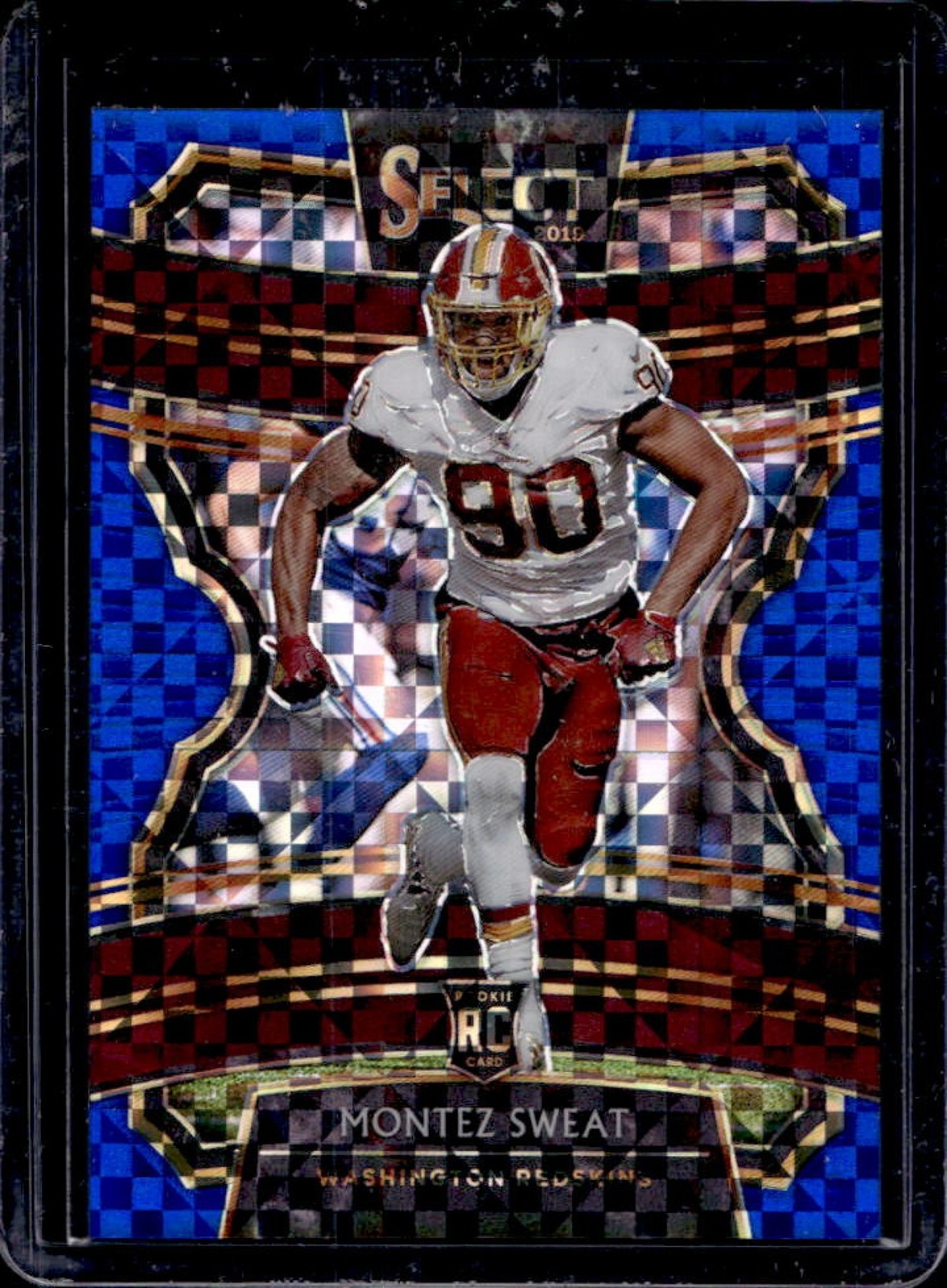 2019 Select Montez Sweat RC Blue Prizm Concourse #173/175 Redskins