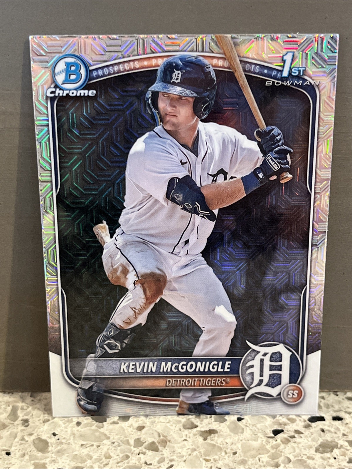 2025 Bowman Chrome Mega Box Mojo Kevin McGonigle 1st Bowman Tigers #BCP-79