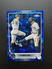 Aaron Judge 2022 Topps Chrome Sapphire Edition #399 Fenway Park Fireworks