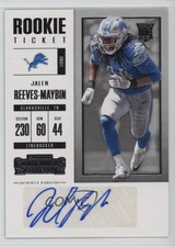 2017 Panini Contenders Jalen Reeves-Maybin #227 Auto 19g2