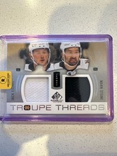 Jack Eichel Mark Stone 2025-26 SP Game Used Troupe Threads Dual Jersey /199 #TT-