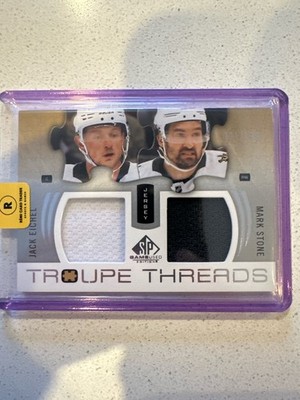 Jack Eichel Mark Stone 2025-26 SP Game Used Troupe Threads Dual Jersey /199 #TT-