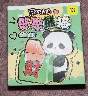 Cute Panda Crystal Bean
