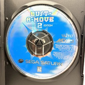 Sega Saturn Bust-A-Move 2: Arcade Edition- Replacement Case & Artwork