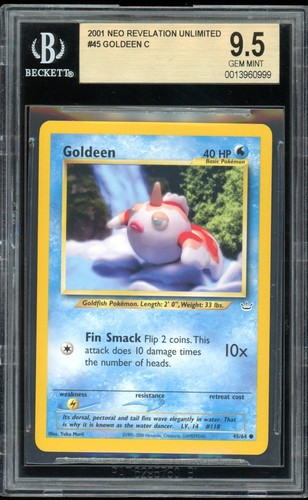Goldeen (Unlimited) graded BGS 9.5 for sale on eBay