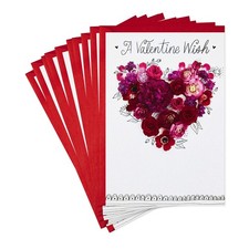 Hallmark Pack of Valentines Day Valentine Wish, 10 Cards with Envelopes
