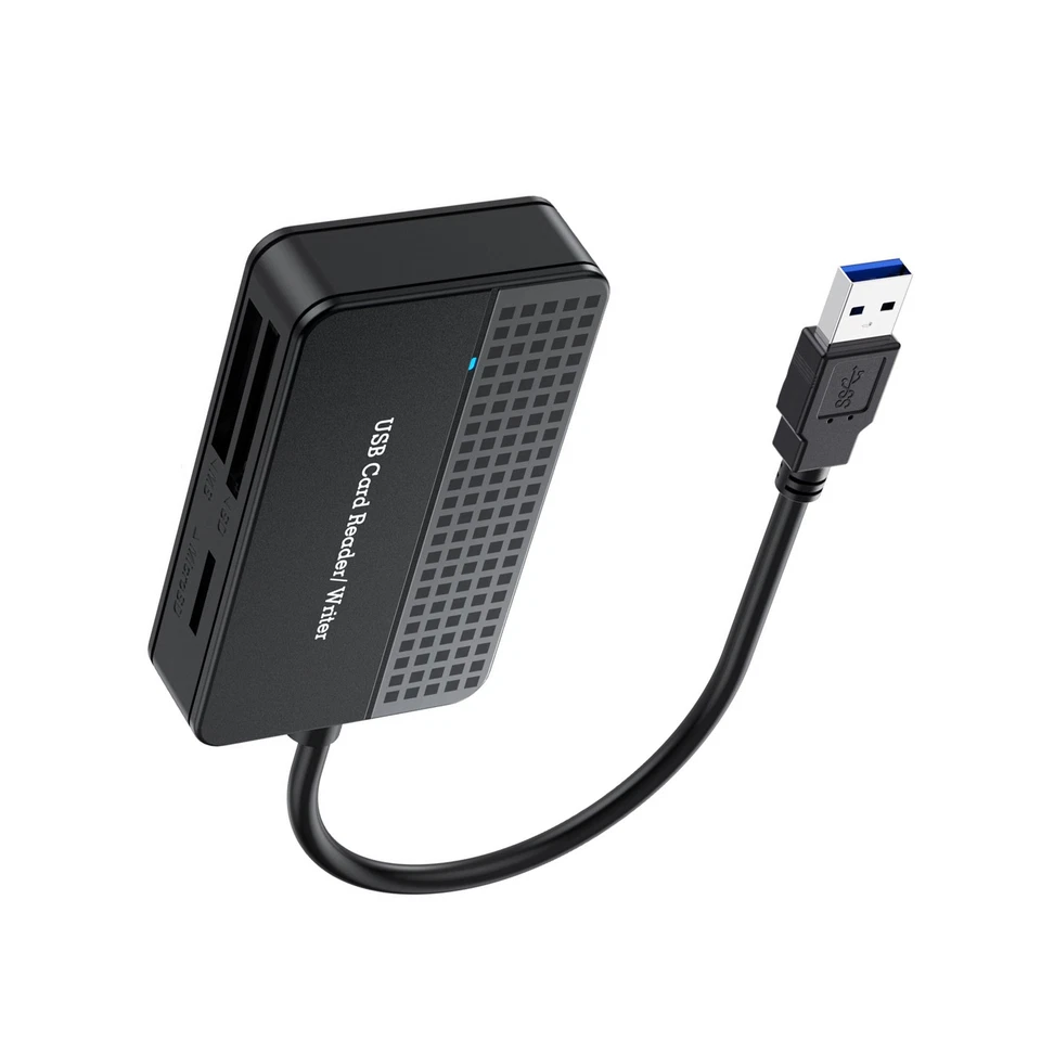 New USB 3.0 4 in 1 Hub Adapter Multi Slot Memory Card Reader For SD/SDHC/SDXC - Bild 3 von 4