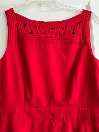 NEU ohne Etikett 75 % RABATT LIPPENSTIFTROT Damenkleid rot neu mit Etikett Größe 12 Banana Republic - Bild 2 von 11