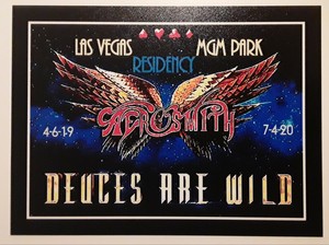 Aerosmith Unisex T-Shirt: Deuces Are Wild, Vegas Wholesale Ref:AEROTS05MB