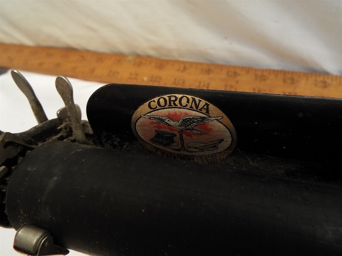 Antique 1919 Corona 3 Three (Pre-Smith) Portable Folding