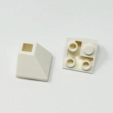 3676 LEGO Parts Slope 45 2x2 Double Convex WHITE (2)