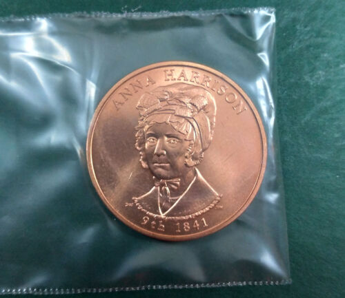 2009 Anna Harrison Spouse Medal in vinyl bag. - Picture 1 of 2