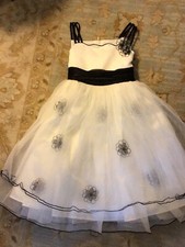 Bonnie Jean Gorgeous Formal Ivory Dress Girls Size 6