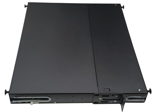 24 Fiber 1RU Rack Mount FDP Patch Only w/ 24 ST SM/MM Simplex Adapters - Picture 4 of 6