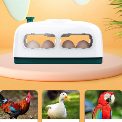 8 Egg Incubator Fully Automatic Turning Hatcher LED Temperature Control Chicken