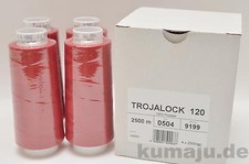 Trojalock Amann Garn Overlockgarn Farbe 0504 rot 4 x 2500 m