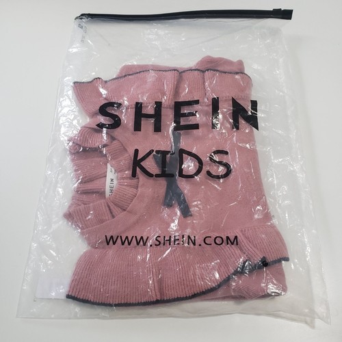 New Shein Girls Ruffle Knit Sweater in Pink - Size 2Y - Picture 5 of 5