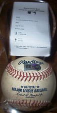 ALEDMYS DIAZ (Astros/Cuba) Game Used (BALL) Baseball 8/10/2021 w/MLB Hologram