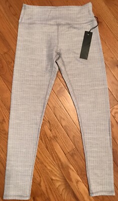 KYODAN Women Leggings Gray Herringbone XS SMALL MEDIUM